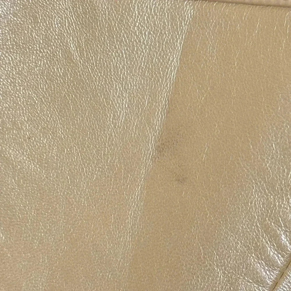St. John - Gold  Tan Leather Straight Leg - Picture 6 of 15
